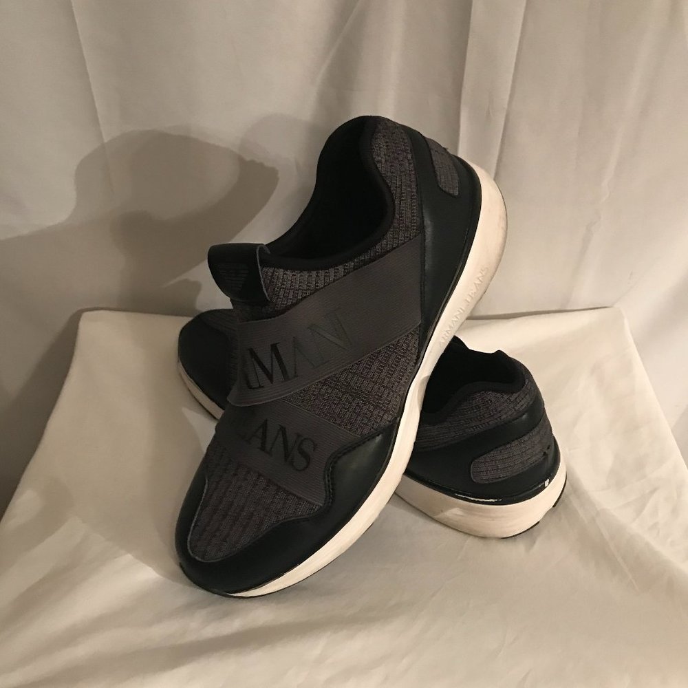 Armani Jeans Activewear Athletic Sport Cut Sneakers